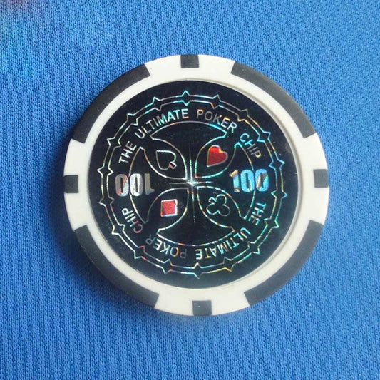 "ABS Plastic High-End Two-Color Chips Poker Baccarat Game Coins - MANDOTOS"