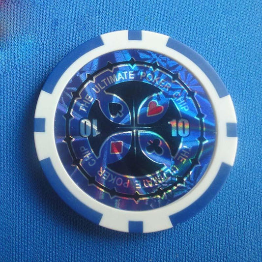 "ABS Plastic High-End Two-Color Chips Poker Baccarat Game Coins - MANDOTOS"