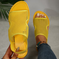 New Mesh Sandals Summer Casual Breathable Flat Shoes For Women Men Beach Shoes - MANDOTOS