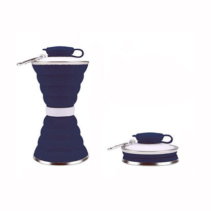 500ML Foldable Silicone Water Bottle: Ultimate Travel Companion! - MANDOTOS0