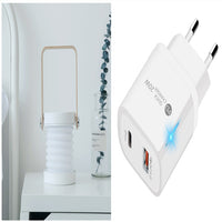 Touch Control USB Rechargeable Night Light - Elegant White/Green Gray/Red Limited Edition - MANDOTOS0