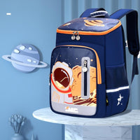 Lightweight Children's backpack with spine protection for elementary school boys by Ancient Energy, featuring a colorful design.