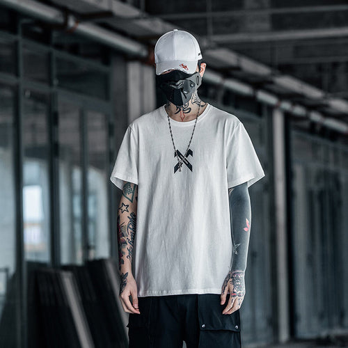 Ancient Energy hip-hop T-shirt for middle school students, pure cotton, half-sleeved casual shirt with bold graphic design