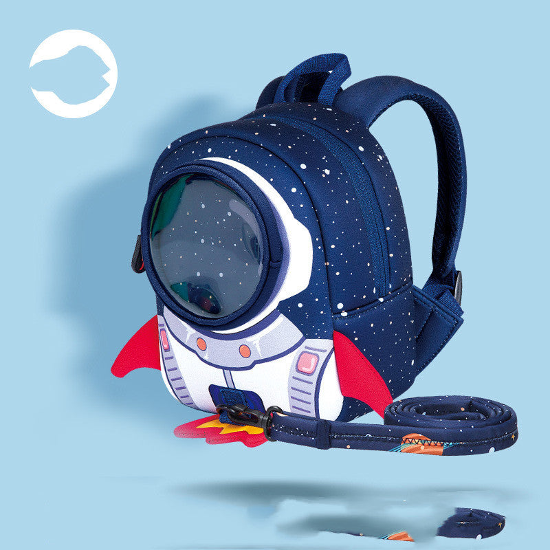 Ancient Energy cartoon shoulder messenger backpack for kindergarten, featuring colorful character design and adjustable shoulder strap.