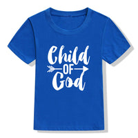 Kids' Christian short sleeve holiday faith shirt by Ancient Energy featuring colorful holiday-themed design.