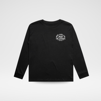 THE APEX LONG SLEEVE TEE - SOLID BLACK