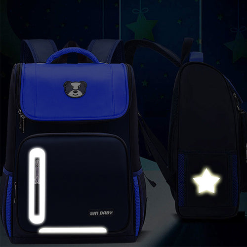 Ancient Energy primary school backpack for kids aged 6-12, colorful schoolbag with adjustable straps and multiple compartments.