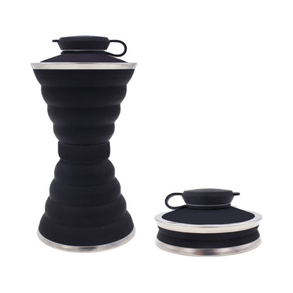 500ML Foldable Silicone Water Bottle: Ultimate Travel Companion! - MANDOTOS0