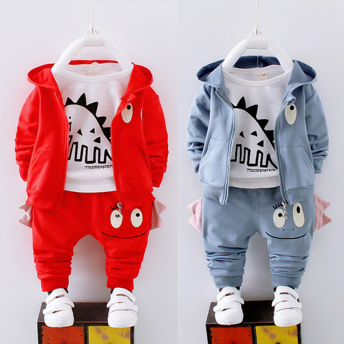 Cotton boys' autumn, summer, and spring children's clothing by Ancient Energy, featuring comfortable, casual outfits for kids.