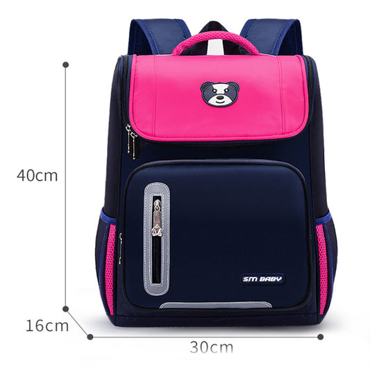 Ancient Energy primary school students backpack for kids aged 6-12, featuring colorful design and adjustable straps for school use.