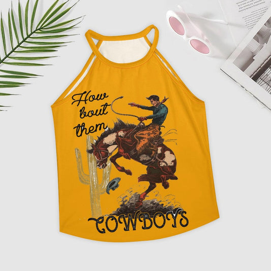 How Bout Them Cowboys Vintage Western Tank Top