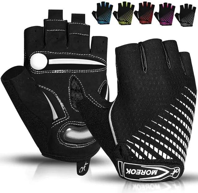 RideGuard Half Finger Cycling Gloves - MANDOTOS