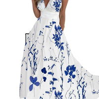 2023 Floral Elegance V-Neck Dress