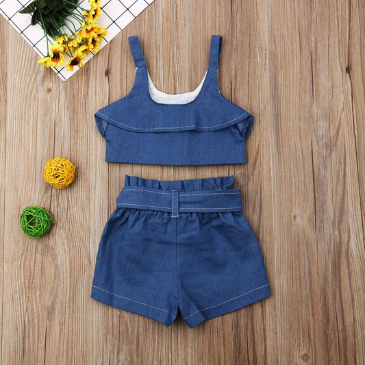 Children's girls' suspender skirt by Ancient Energy featuring a stylish design and comfortable fit, suitable for casual wear.