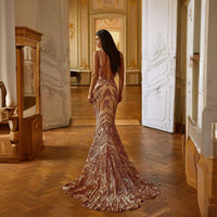 Female Creative V-neck Heavy Industry Dress