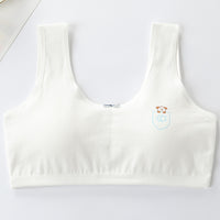 Ancient Energy girl's cotton primary student vest and underwear set, including a comfortable bra for junior high and high school students.