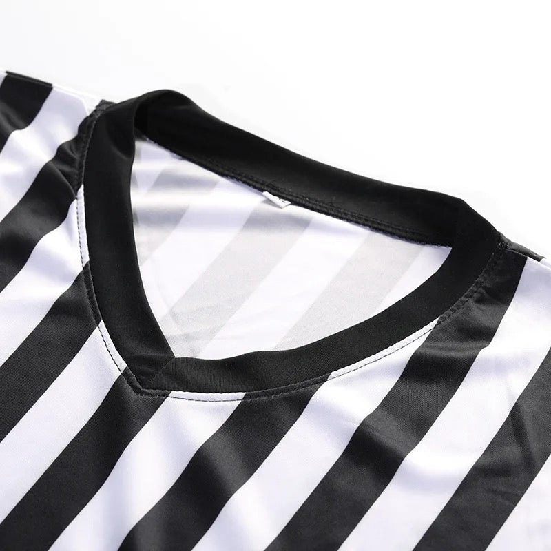 Black & White Referee Shirts/Jerseys Two Free Whistles