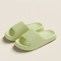 Solid Thick-soled Home Slippers Summer Non-slip Floor Bathroom Slipper For Women Men's House Shoes - MANDOTOS