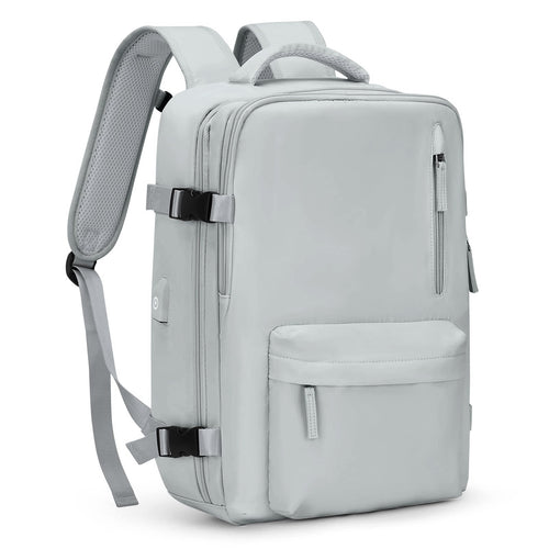 Ancient Energy large capacity travel backpack with multiple compartments, stylish design, ideal for students and school use.