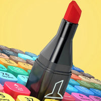 Ancient Energy 120 Colors Marker Pens Set with manga brush tips, ideal for students and artists for detailed coloring and illustration.