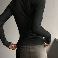 Chic Half-Button Women's Tee