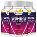 Women's Daily Multi Capsules - Daily Multivitamin To Support Energy and Immune Health - 120 Capsules