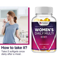 Women's Daily Multi Capsules - Daily Multivitamin To Support Energy and Immune Health - 120 Capsules