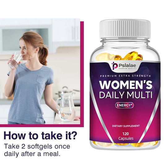 Women's Daily Multi Capsules - Daily Multivitamin To Support Energy and Immune Health - 120 Capsules