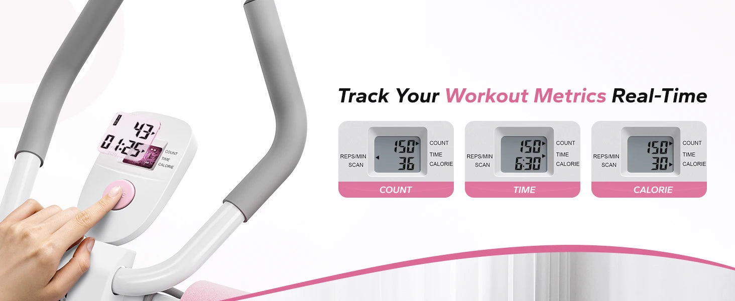 MERACH Ab Machine Adjustable Trainer Workout Foldable Knee Protection Abdominal Exercise Machine Core Ab Exercise System Trainer - MANDOTOS