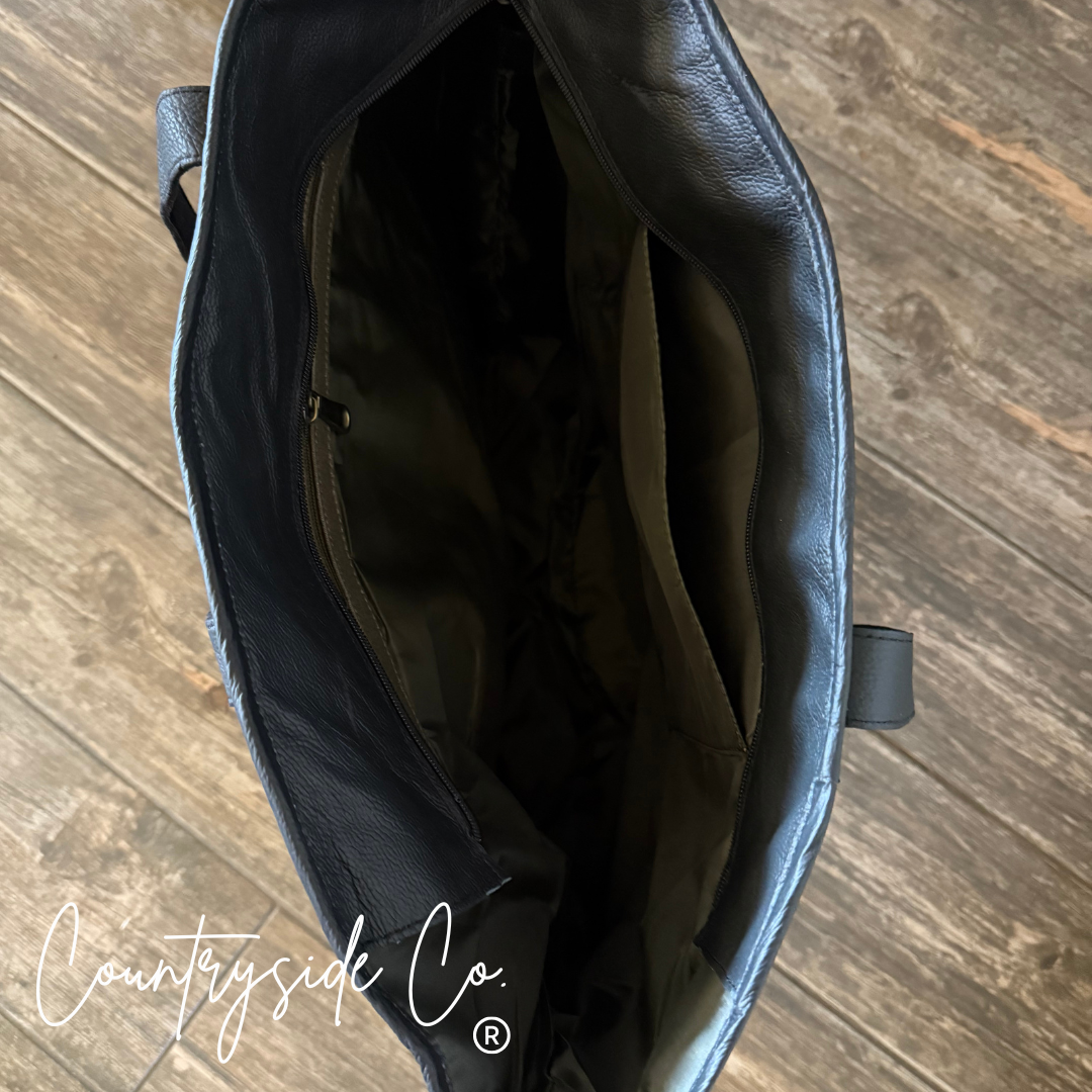 Cora Cowhide Weekender Travel Bag