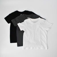 3-PACK RAD ORGANICS TEES - MONOCHROME