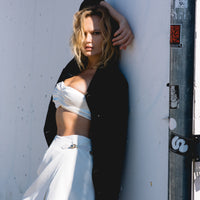 Valerie Black Designer Bomber Jacket: Luxe Sophistication for Modern Women - Apparel & Accessories