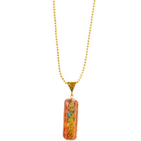 7 chakra Orgone Copper Pendant with Chain (Ships from USA!)