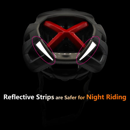 Bicycle Road Races Bike Helmet Cycling Bicycle Sports Safety Cyclocross Riding Mens Racing Time-Trial Reflective Helmet