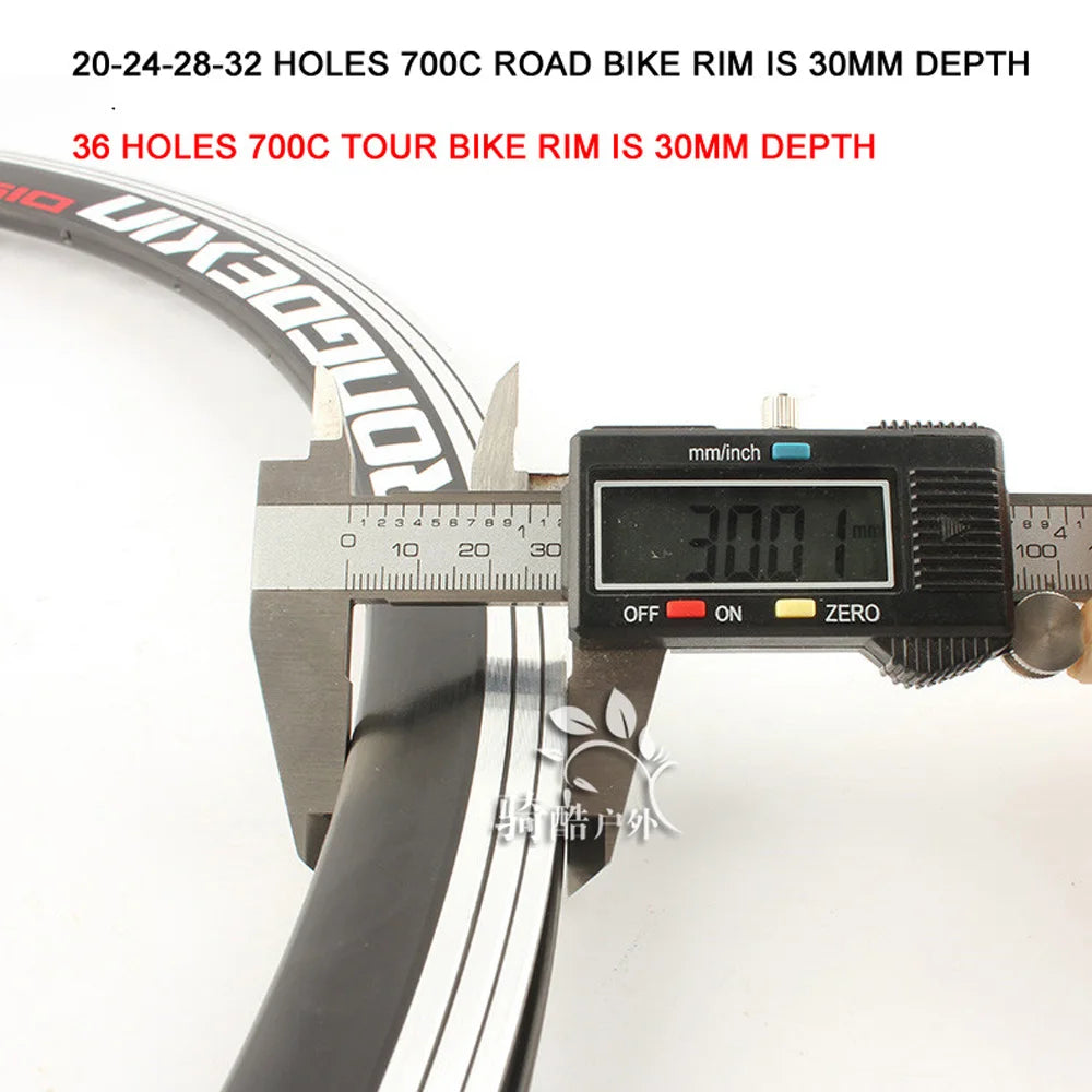 Road Bicycle Rims 20 24 28 32 36H 700C Clincher Rim Brake Carreteras Circle Aro Cerchioni Velgen Jantes Felge
