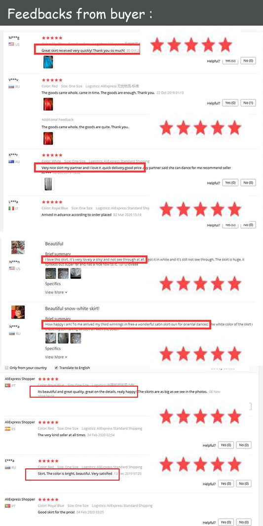 Shining Satin Long Spanish Skirt Swing Dancing Skirt Belly Dance skirt Sun Skirt 14 Colors Available VL-310 - MANDOTOS