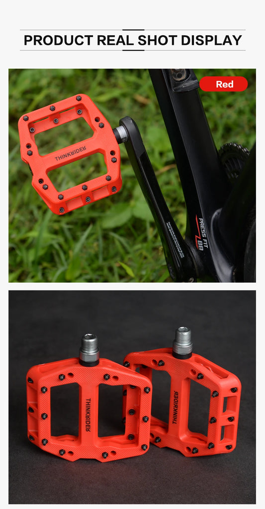 Upgrade Your Ride with ThinkRider Flat Bike Pedals! Ultimate Durability & Performance 🚴‍♂️ - MANDOTOS
