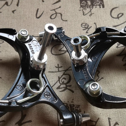 New Bicycle V-Brake AS2.5D-C Racing Road Dual Pivot Bike Aluminum Side Pull Caliper Brake Front Rear Brake 55-72mm