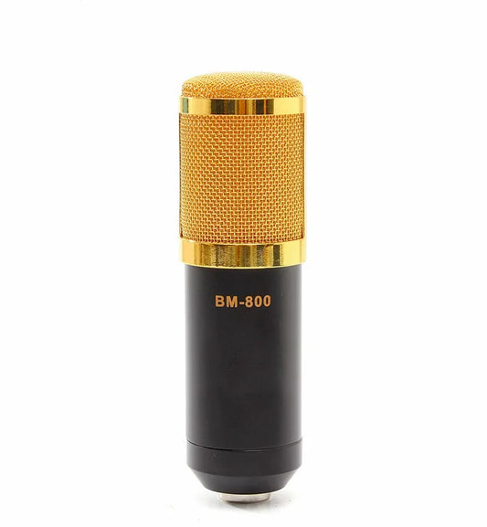 Professional BM-800 Condenser Mic - Elevate Your Voice with Clarity & Performance! 🎤✨🎶 - Gold