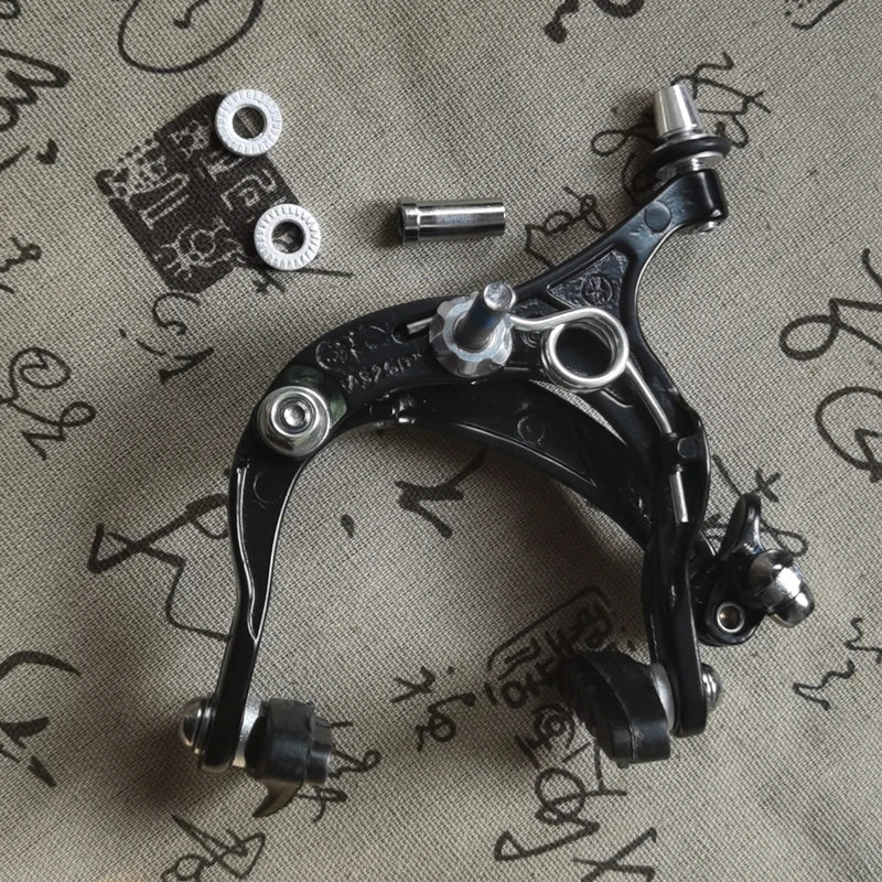 New Bicycle V-Brake AS2.5D-C Racing Road Dual Pivot Bike Aluminum Side Pull Caliper Brake Front Rear Brake 55-72mm