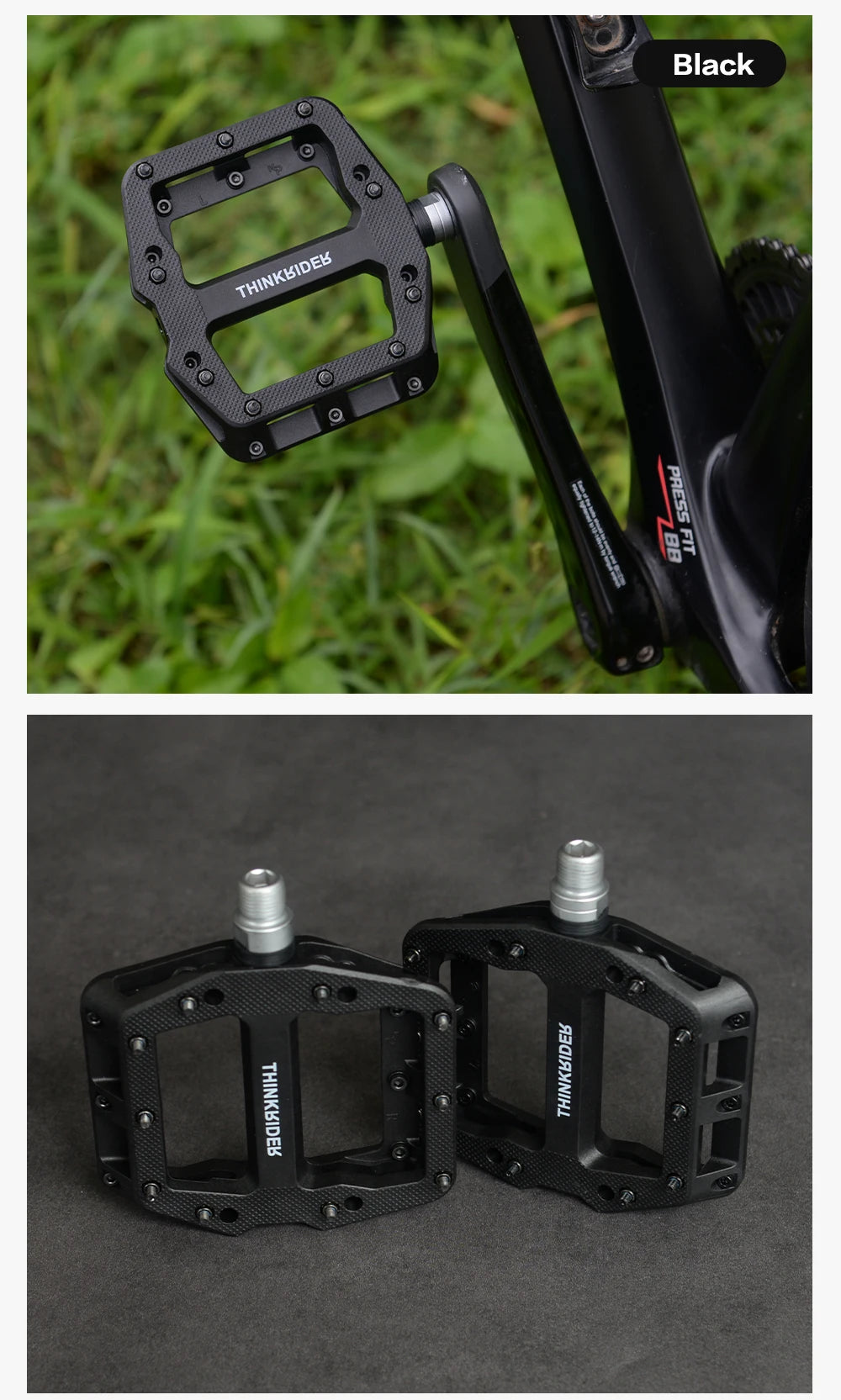 Upgrade Your Ride with ThinkRider Flat Bike Pedals! Ultimate Durability & Performance 🚴‍♂️ - MANDOTOS