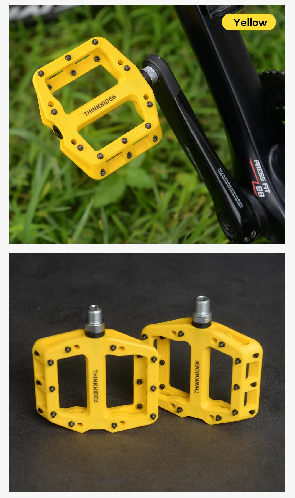 Upgrade Your Ride with ThinkRider Flat Bike Pedals! Ultimate Durability & Performance 🚴‍♂️ - MANDOTOS