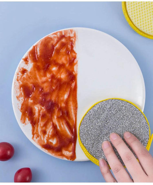 5/10/20Pcs Double Side Dishwashing Sponge Dish Washing Brush Pan Pot Dish Wash Sponges Household Cleaning Kitchen Tools - MANDOTOS
