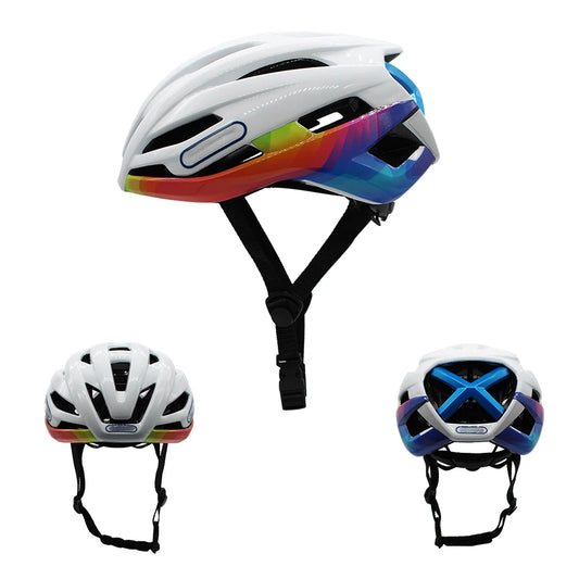 Bicycle Road Races Bike Helmet Cycling Bicycle Sports Safety Cyclocross Riding Mens Racing Time-Trial Reflective Helmet