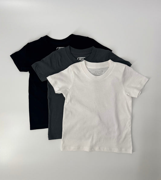 3-PACK RAD ORGANICS TEES - MONOCHROME
