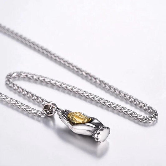 Golden Buddha Pendant - MANDOTOS