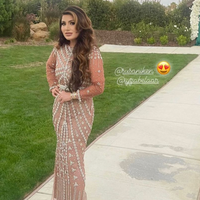 Kendall Long Sleeve Beaded Dress