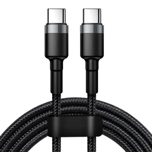 Double-Headed Typec Data Cable Mobile Phone Computer Car Universal Male-to-Male CTOC Flash Charging Cable 2 M Long Fast Charging - MANDOTOS