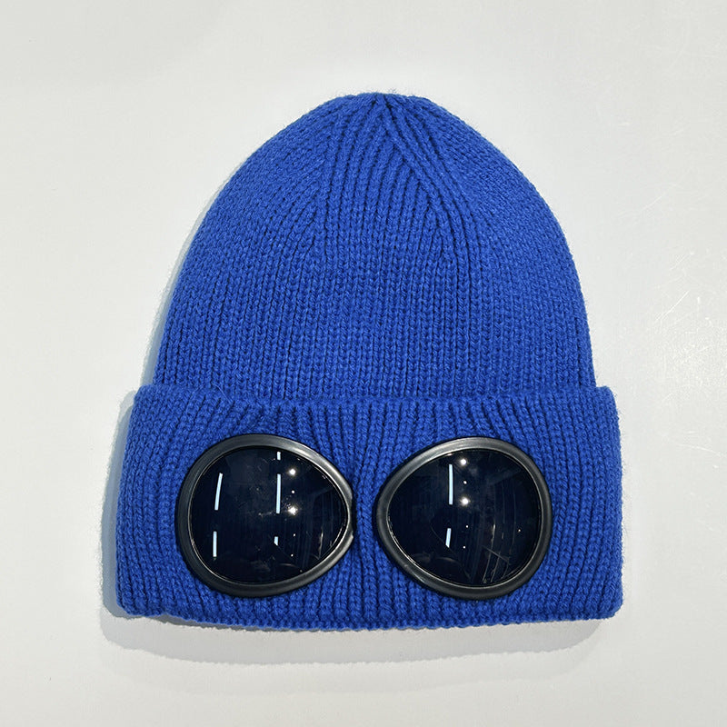 Warm Ski Mask Hats Caps Women Men Winter Windproof Glasses Knitted Beanie Outdoor Ear Protection Sports Cold Caps Garros
