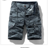 Men's Summer New Camouflage American Street Outdoor Tooling Shorts Stretch Cross-border for Amazon 9383